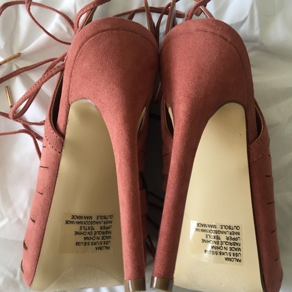 Shoe Dazzle | Laced up open toe sandals - Picture 6 of 6